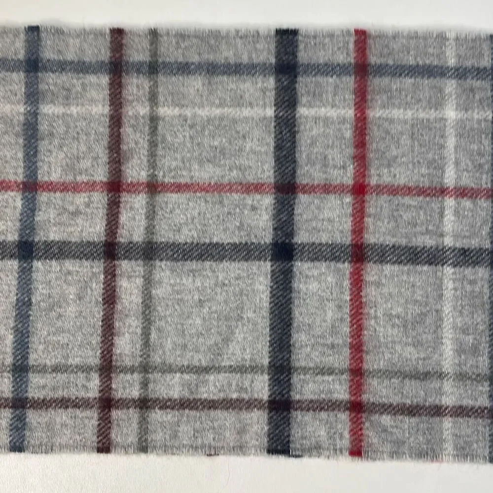 Moon Plaid Merino Lambswool Scarf England
